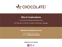 Tablet Screenshot of chocolate7.com